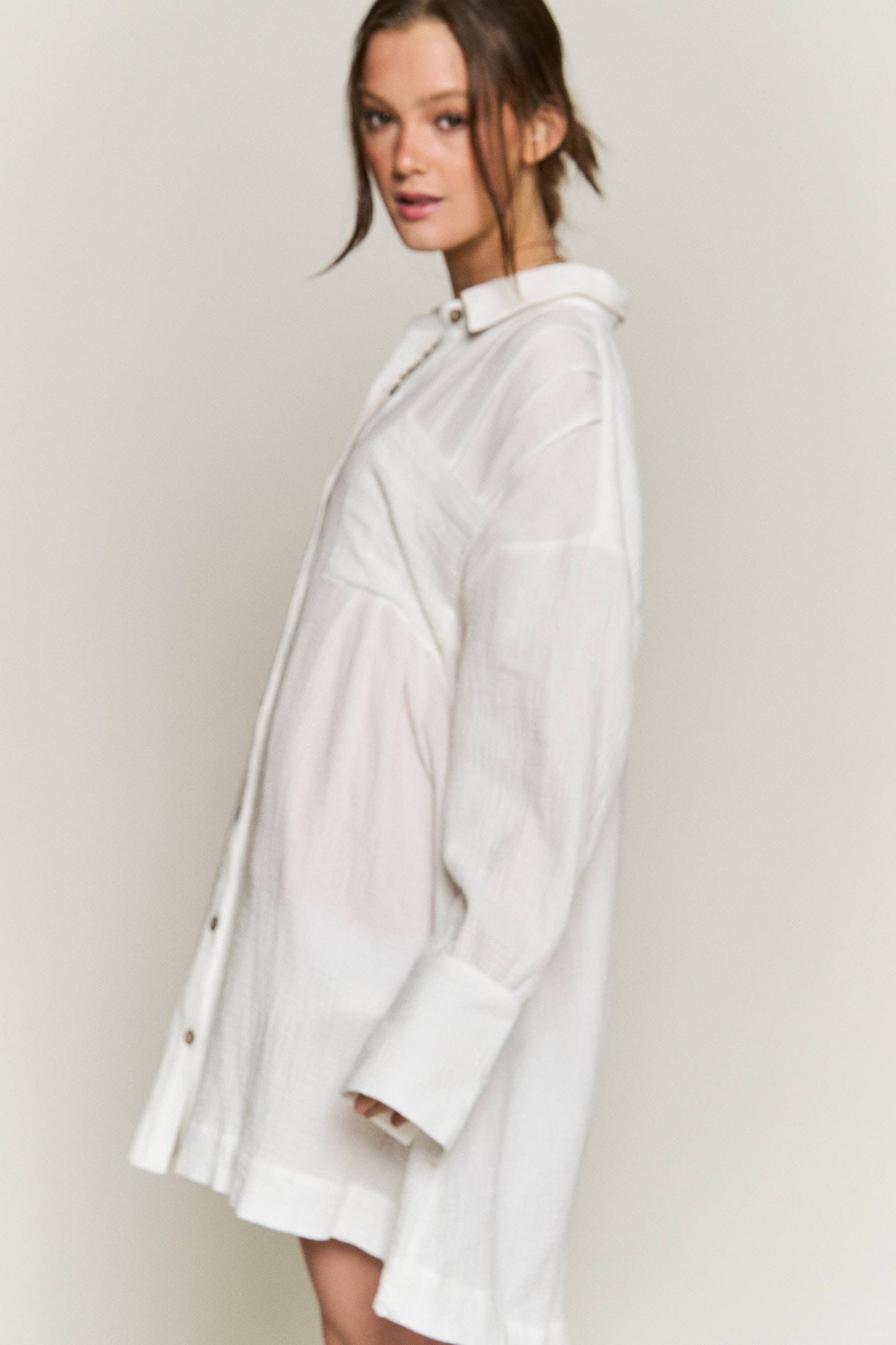 Casual Summer Shirt Dress