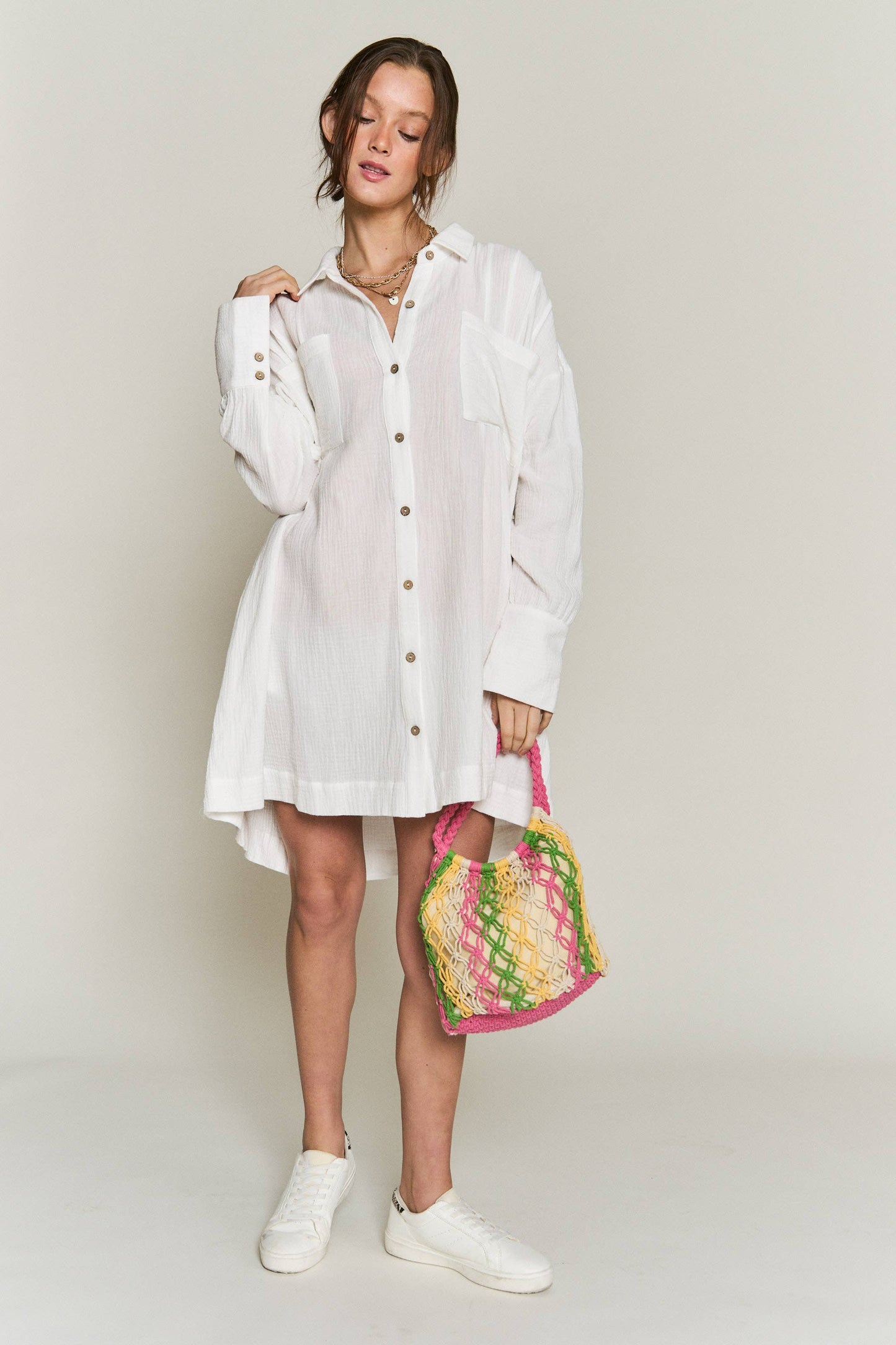 Casual Summer Shirt Dress