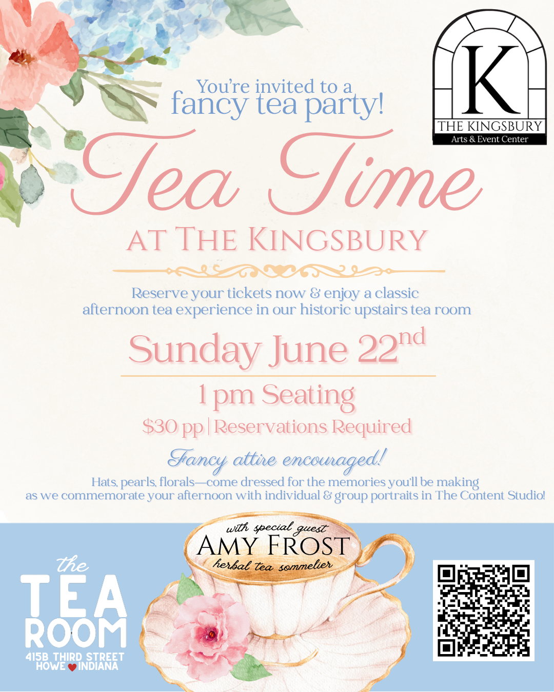 Tea Time at The Kingsbury Tickets