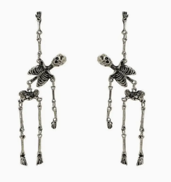 The Little Shoppe: Halloween Skeleton Earrings