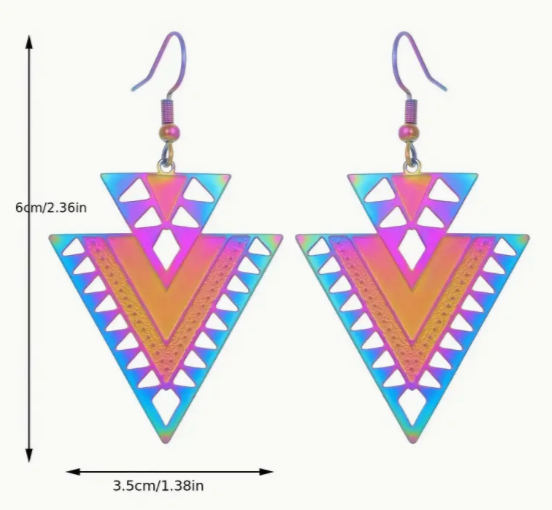 The Little Shoppe: Fashion Statement Laser Hollow Earrings