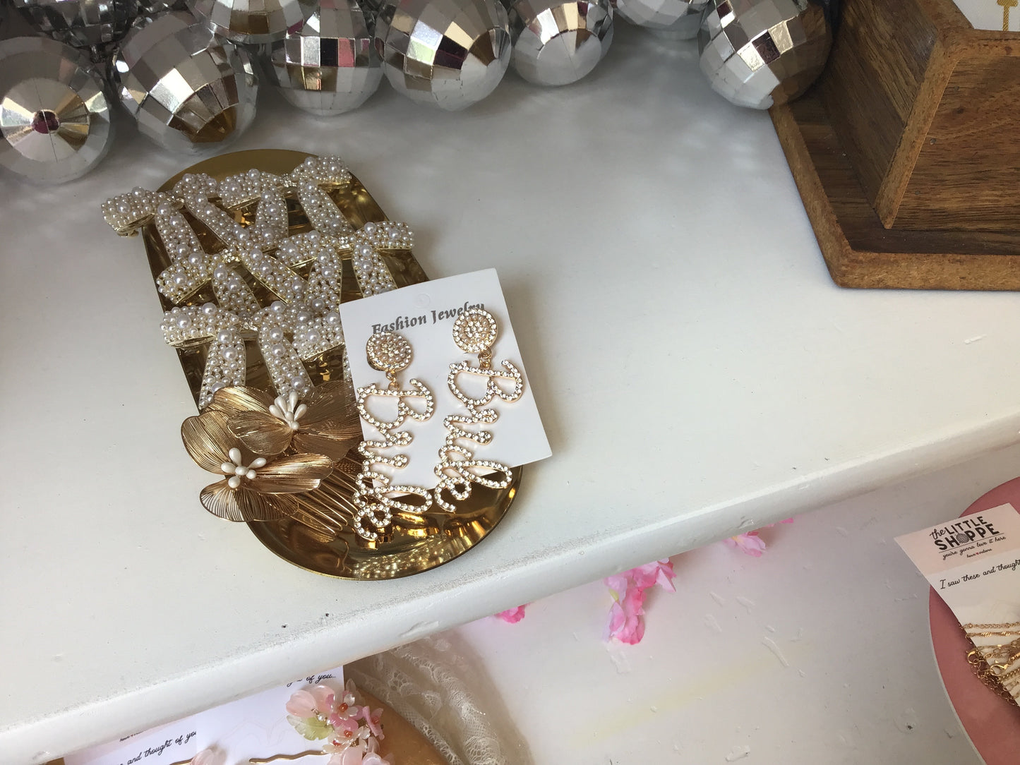 Bride earrings