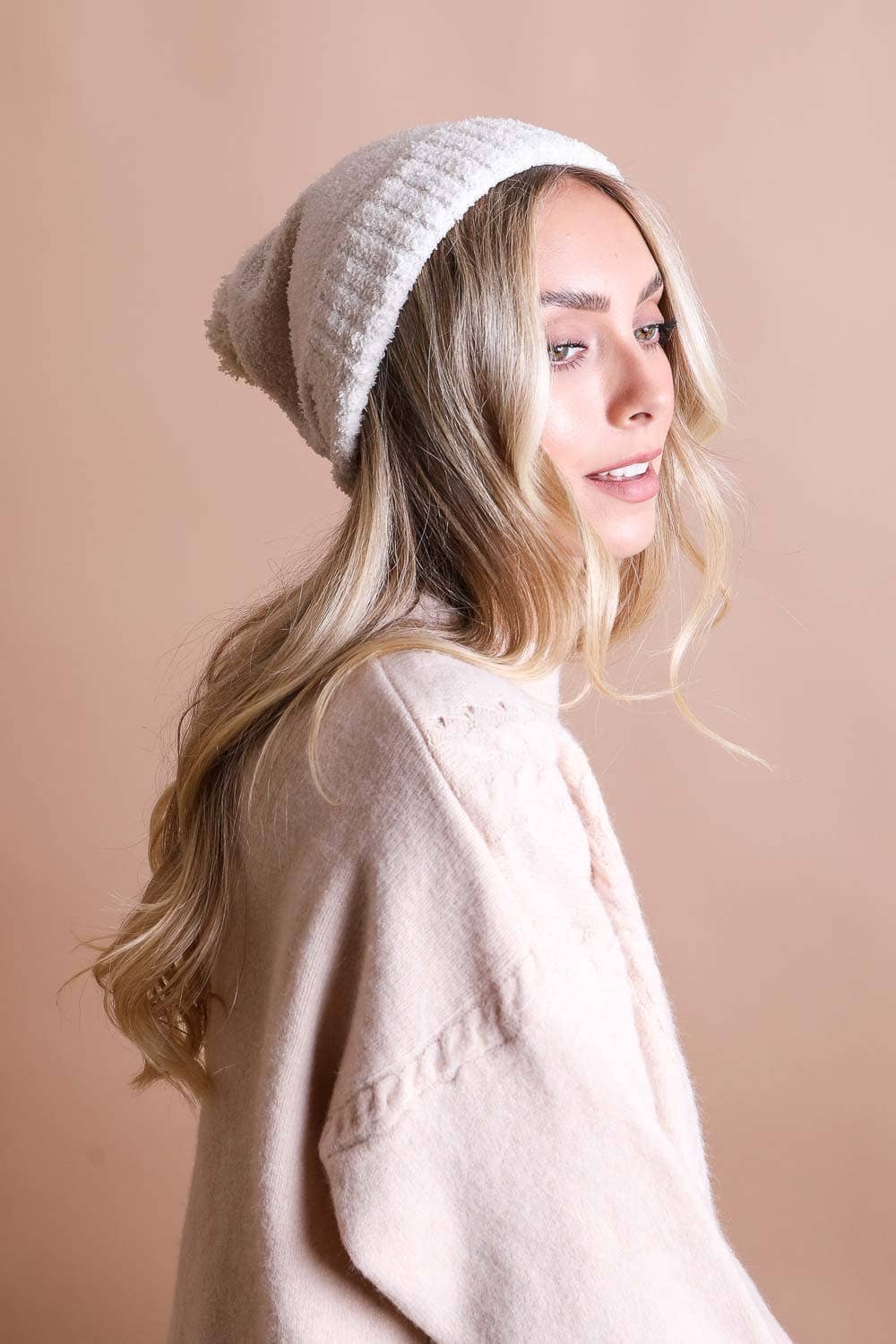 LS Boucle Pom Beanie