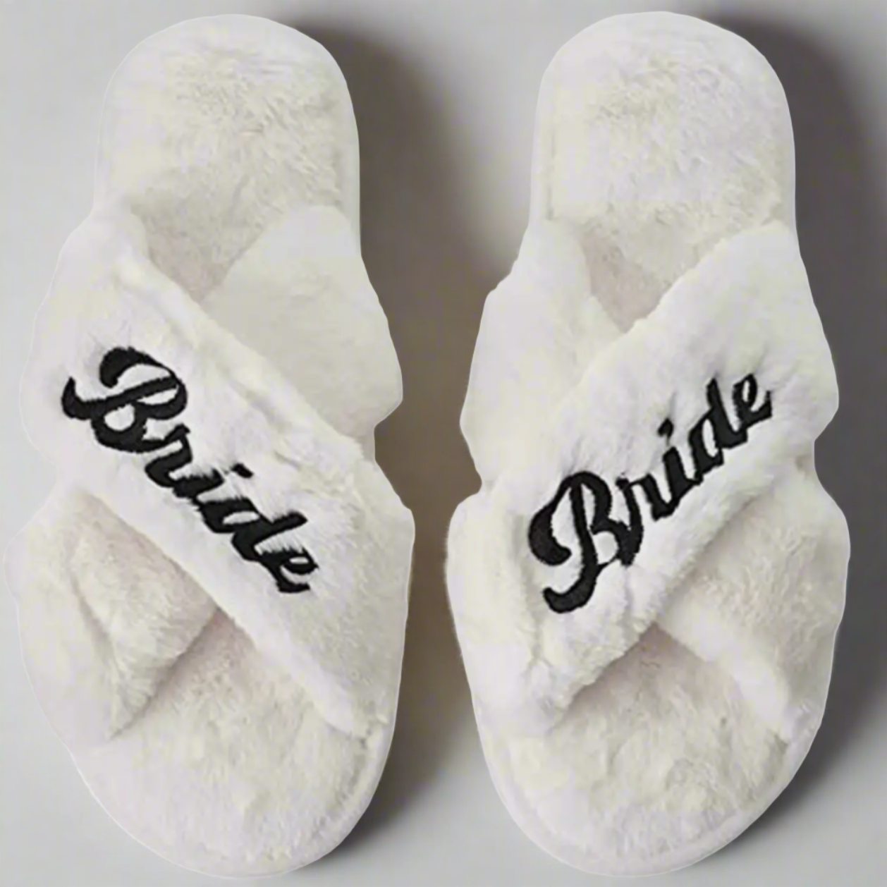 Forever June: Fuzzy Bridal Slippers