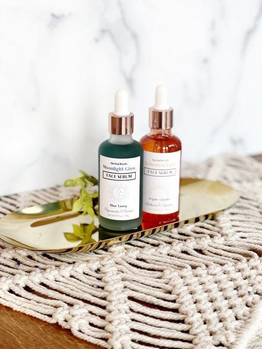 Herbal Roots: Facial Serums