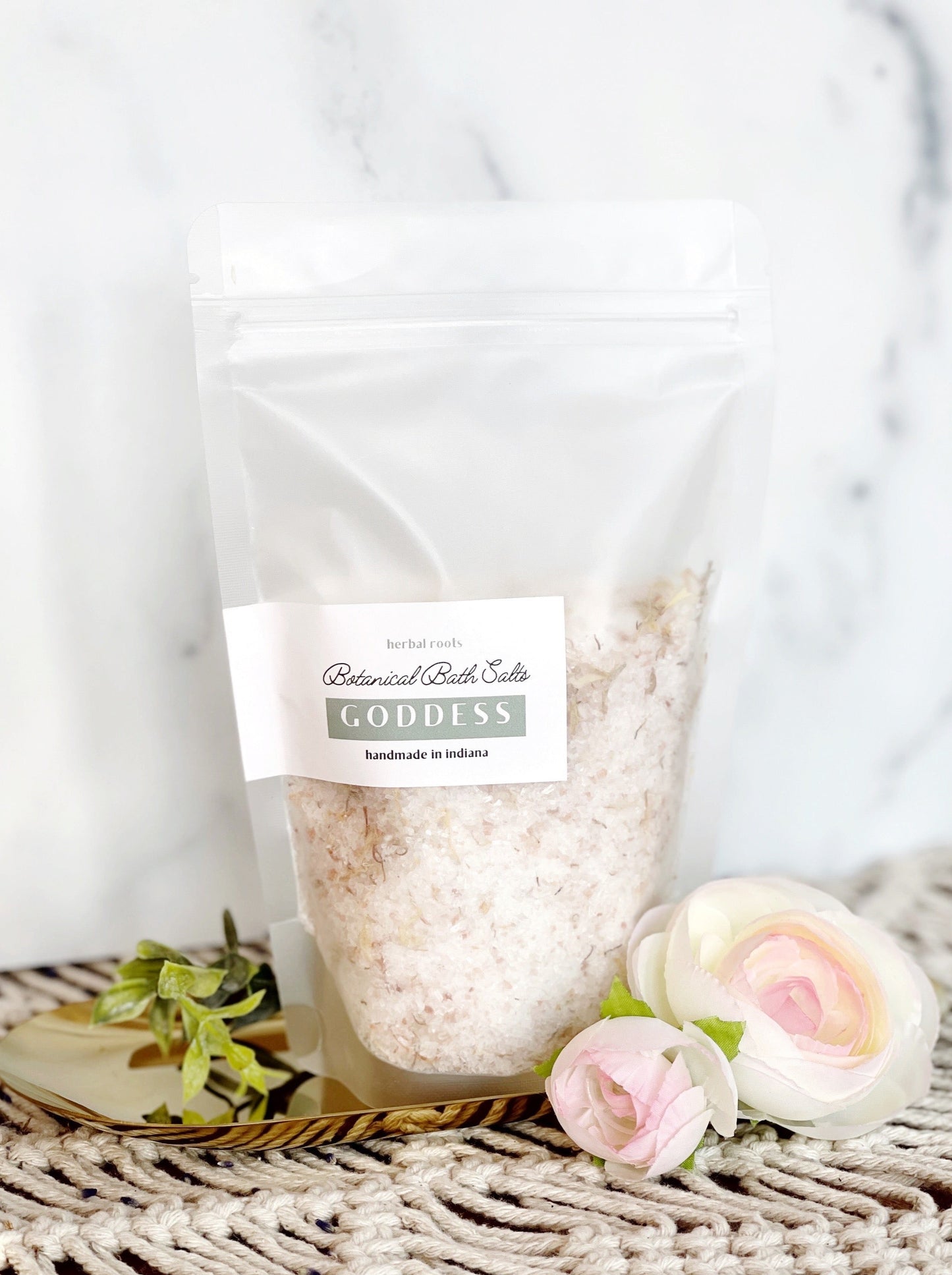 Herbal Roots: Botanical Bath Salts