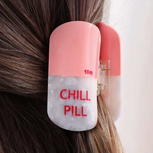 The Little Shoppe: Chill Pill Hair Clip