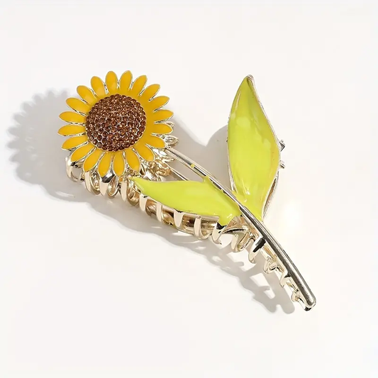 The Little Shoppe: Summer Sunflower Hair Claw Clip