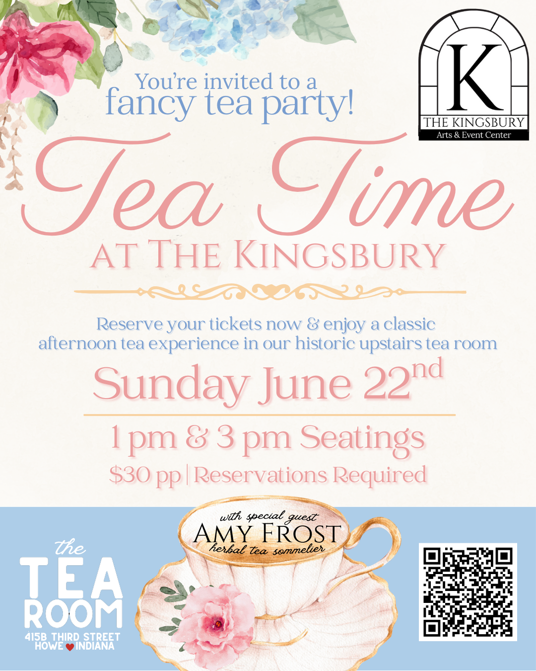 Tea Time at The Kingsbury Tickets